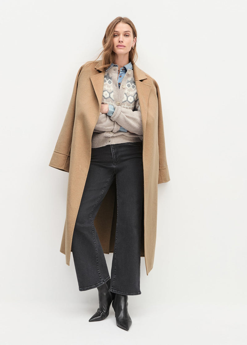Favorite Daughter - The Mischa Super High Rise Wide Leg Ankle - Tupelo