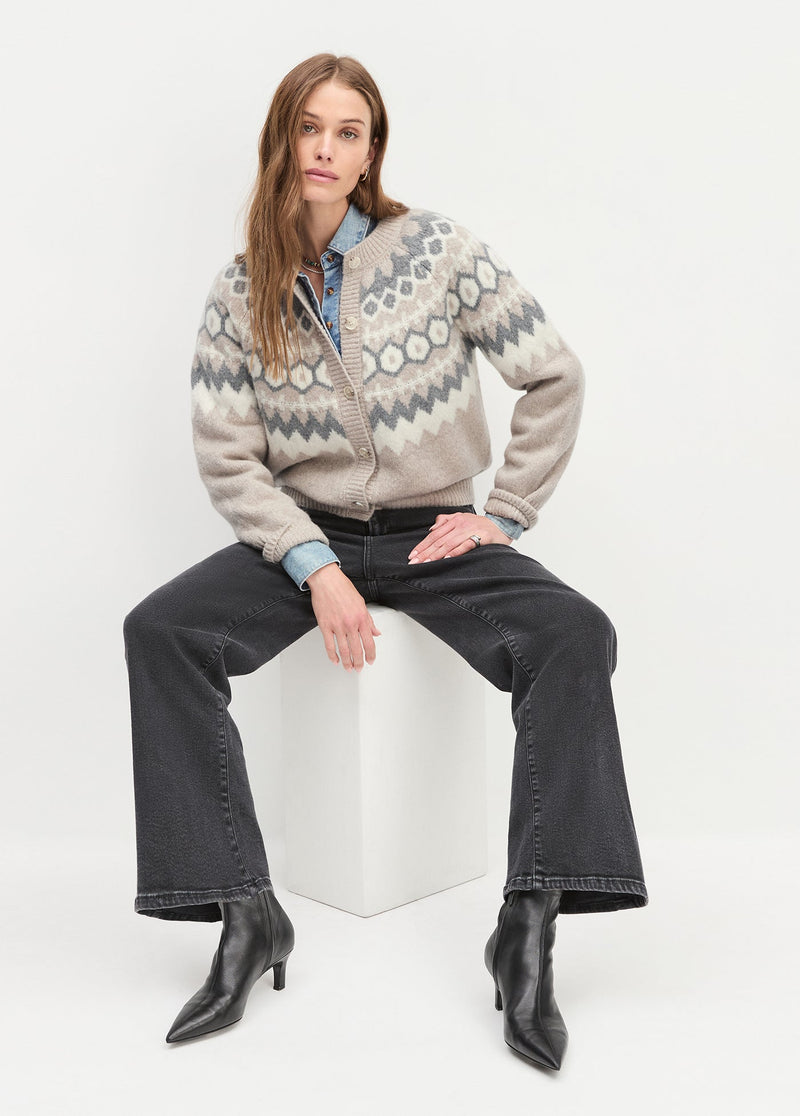 Favorite Daughter - The Mischa Super High Rise Wide Leg Ankle - Tupelo