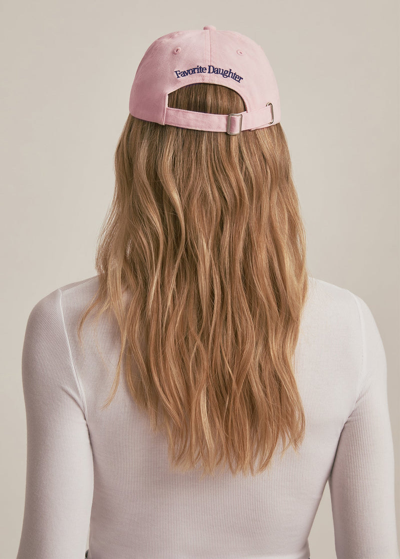 Favorite Daughter - Mom Of The Year Baseball Hat - Light Pink Navy