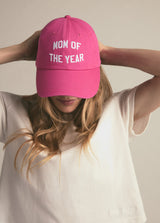 Favorite Daughter - The Mom Of The Year Baseball Hat - Pink