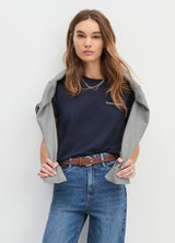 Favorite Daughter - The Suede Juni Belt - Tan Gold