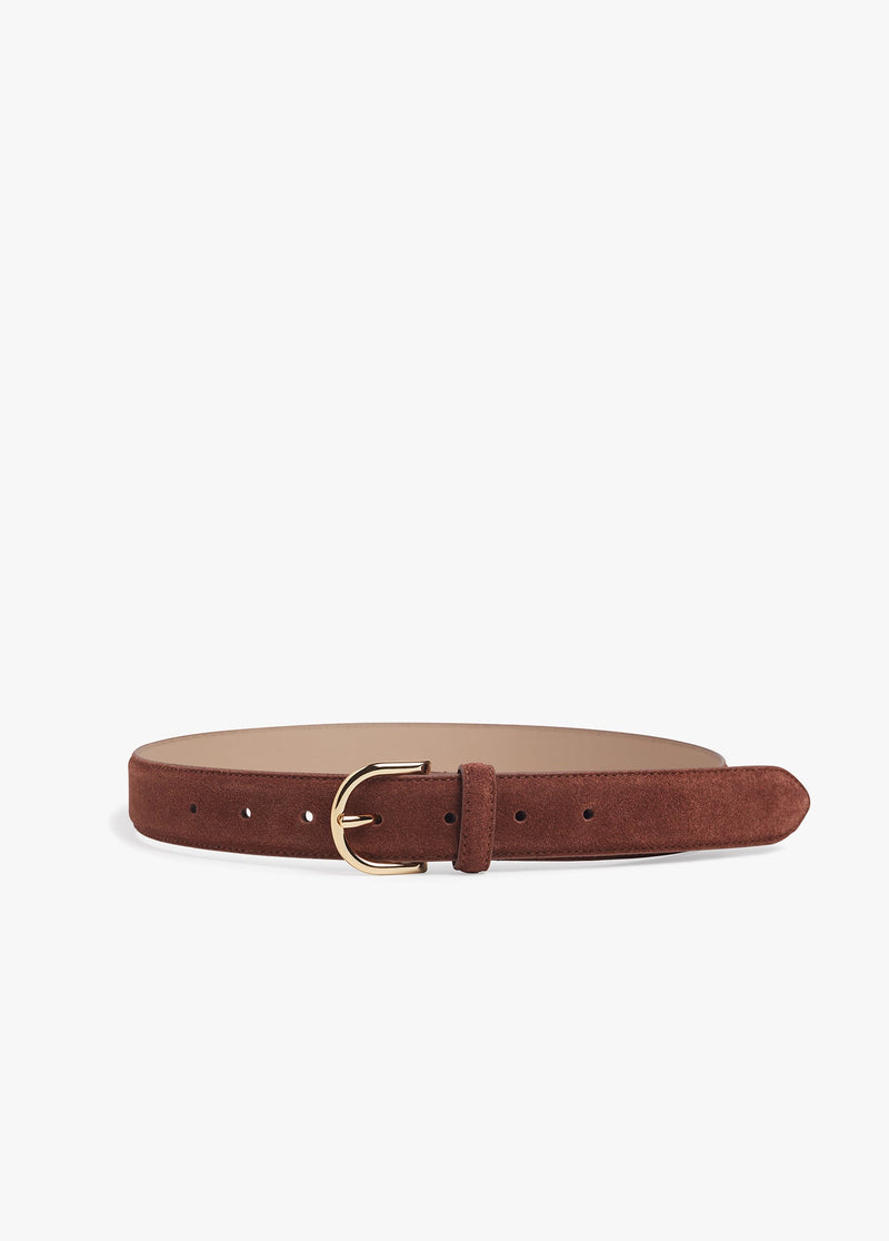 Favorite Daughter - The Suede Juni Belt - Tan Gold