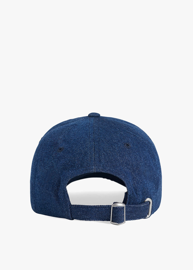 Favorite Daughter - The Washed Denim Baseball Hat - Dark Wash
