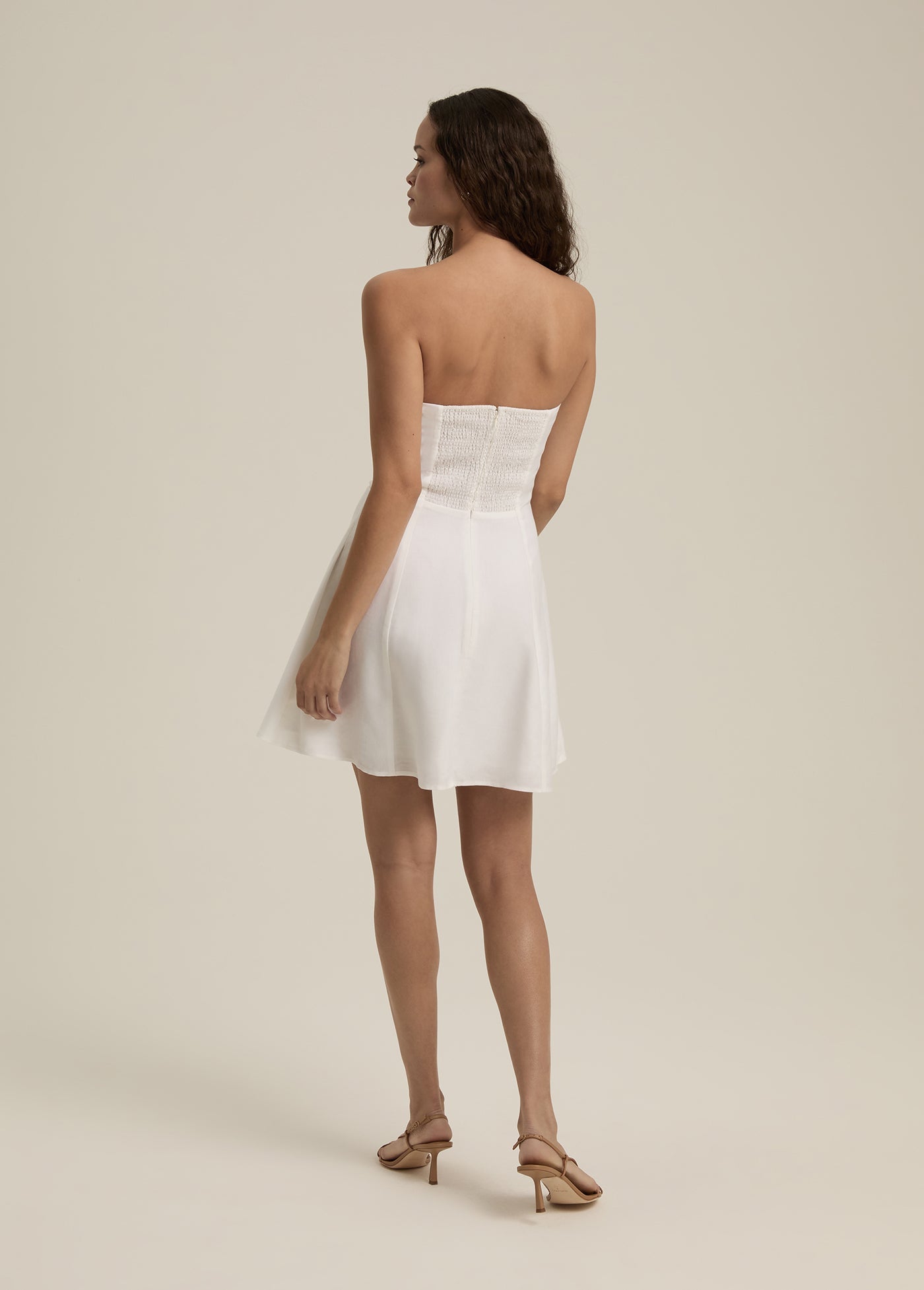 Favorite Daughter - The Favorite Mini Linen Dress - Bright White Favorite Daughter - The Favorite Mini Linen Dress - Bright White