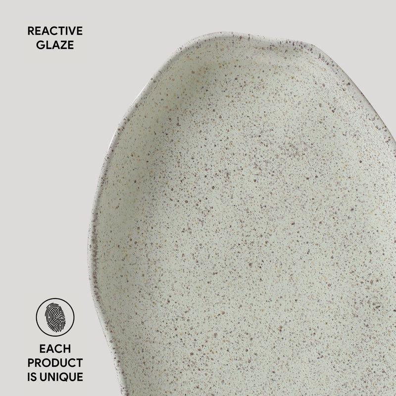 Shallow Bio Oval Platter Medium Set of 4