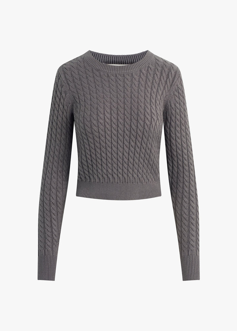 Favorite Daughter - The Feel Good Sweater - Grey Shadow