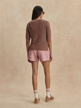 Varley - Agathe Knit Top - Brownie