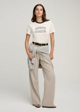 Favorite Daughter - The Collegiate Classic Tee - Ivory Black