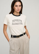 Favorite Daughter - The Collegiate Classic Tee - Ivory Black