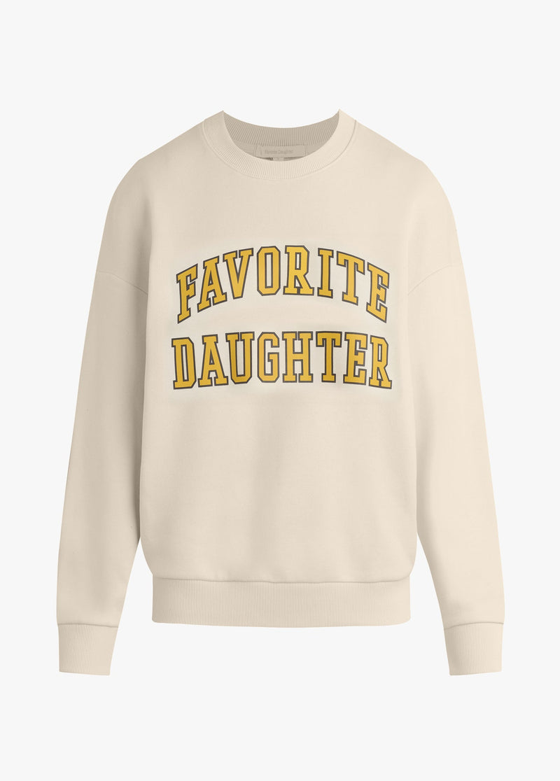 Favorite Daughter - The Collegiate Sweatshirt - Stone Dijon