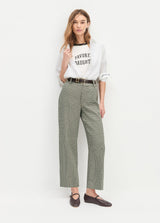 Favorite Daughter - The Cropped Fiona Pant - Cheshire Houndstooth
