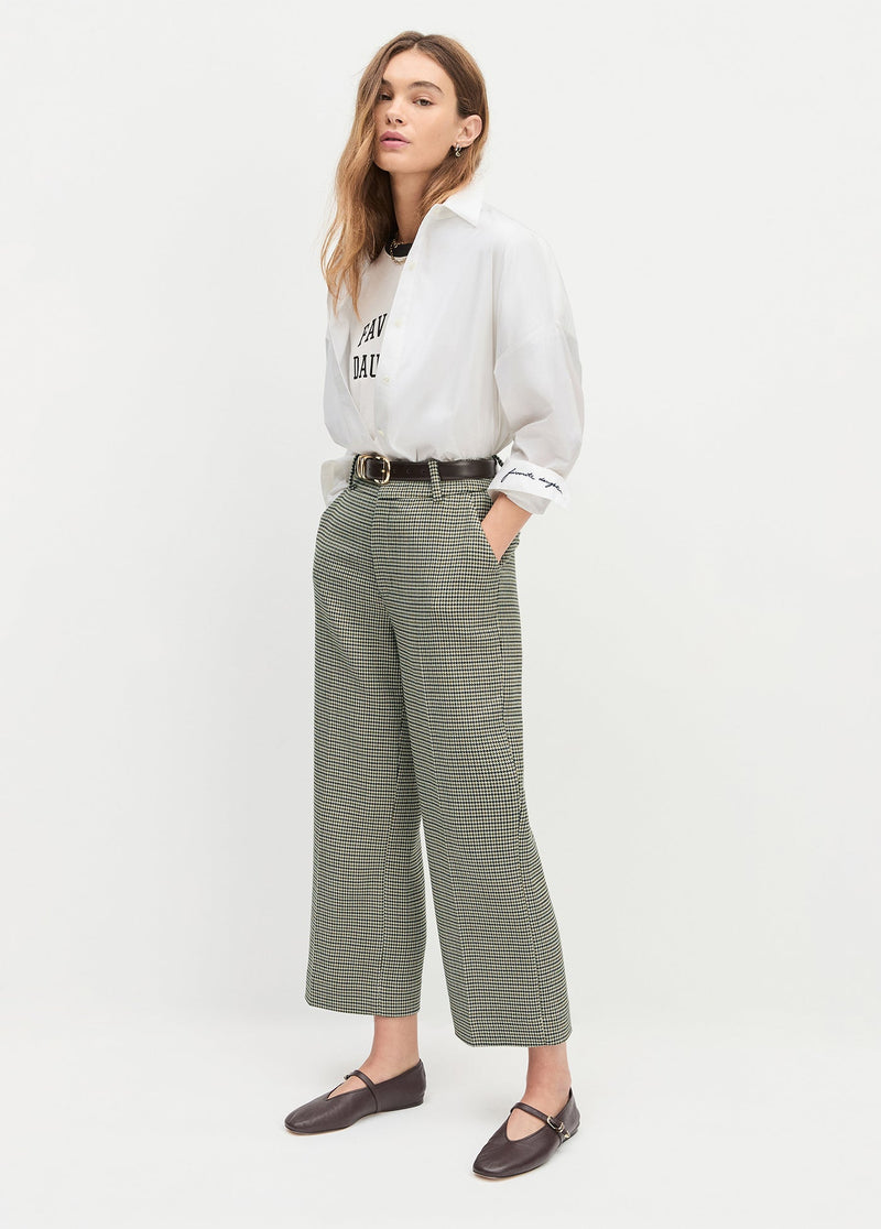 Favorite Daughter - The Cropped Fiona Pant - Cheshire Houndstooth