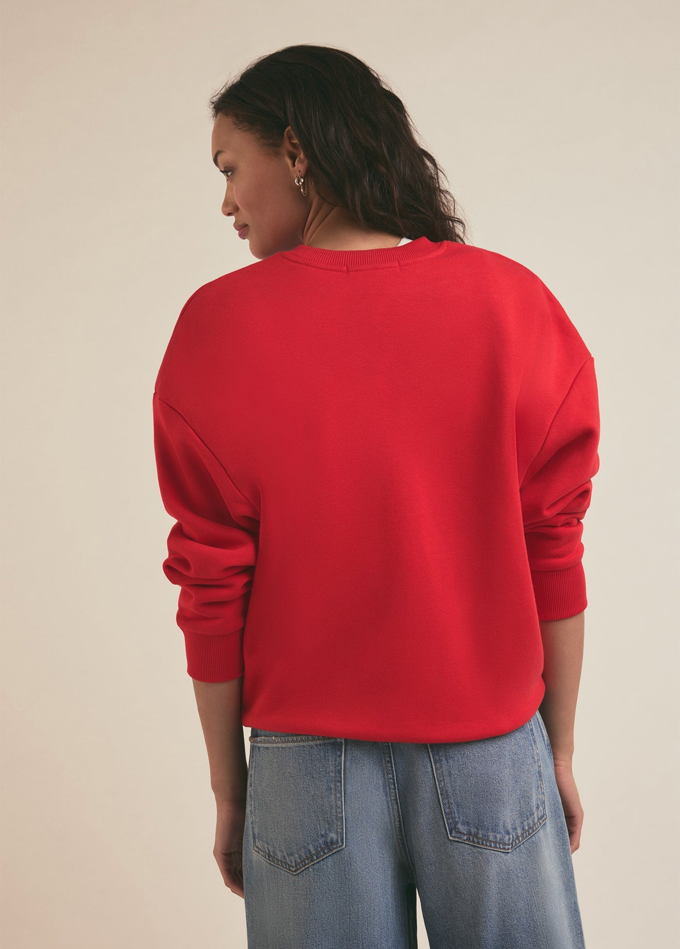Favorite Daughter - The Collegiate Sweatshirt - Haute Rouge