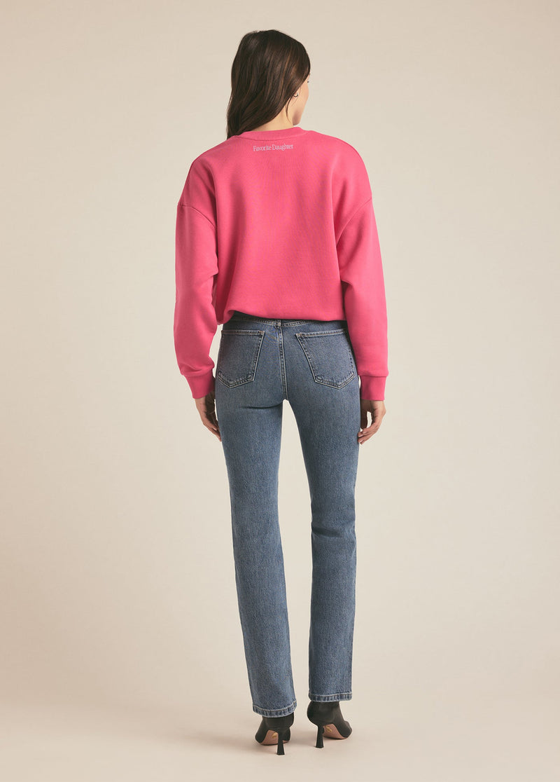 Favorite Daughter - Mom's Favorite Sweatshirt - Beetroot