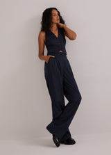 Favorite Daughter - The Favorite Pant - Navy Pinstripe