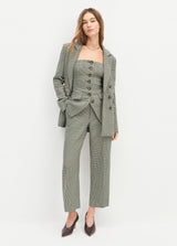 Favorite Daughter - The Cropped Fiona Pant - Cheshire Houndstooth