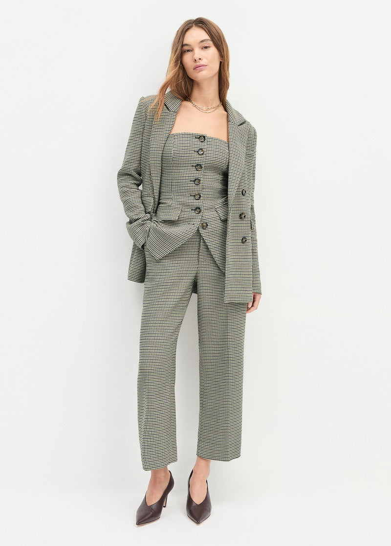 Favorite Daughter - The Cropped Fiona Pant - Cheshire Houndstooth