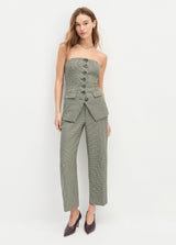 Favorite Daughter - The Cropped Fiona Pant - Cheshire Houndstooth