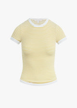 Favorite Daughter - The Foundation Tee - Golden White Stripe