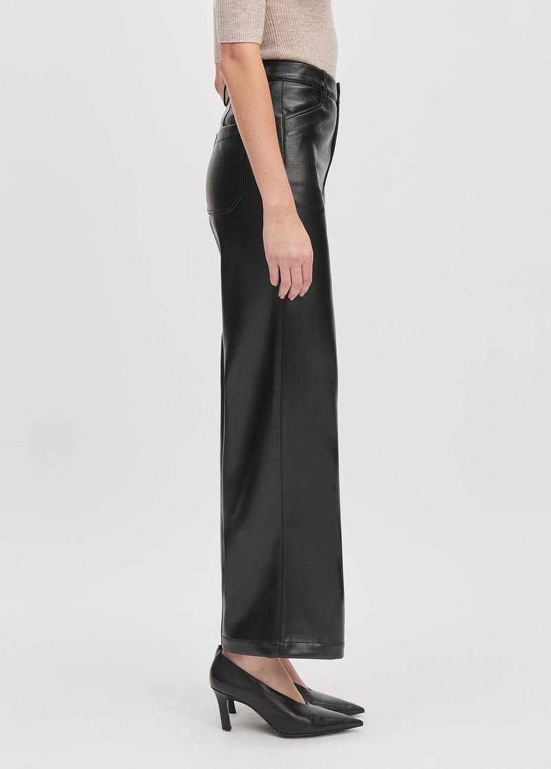 Favorite Daughter - The Mischa Super High Rise Wide Leg Ankle - Raven