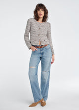 Favorite Daughter - The Lady Jacket - Pink Tweed