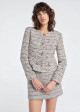 Favorite Daughter - The Lady Jacket - Pink Tweed