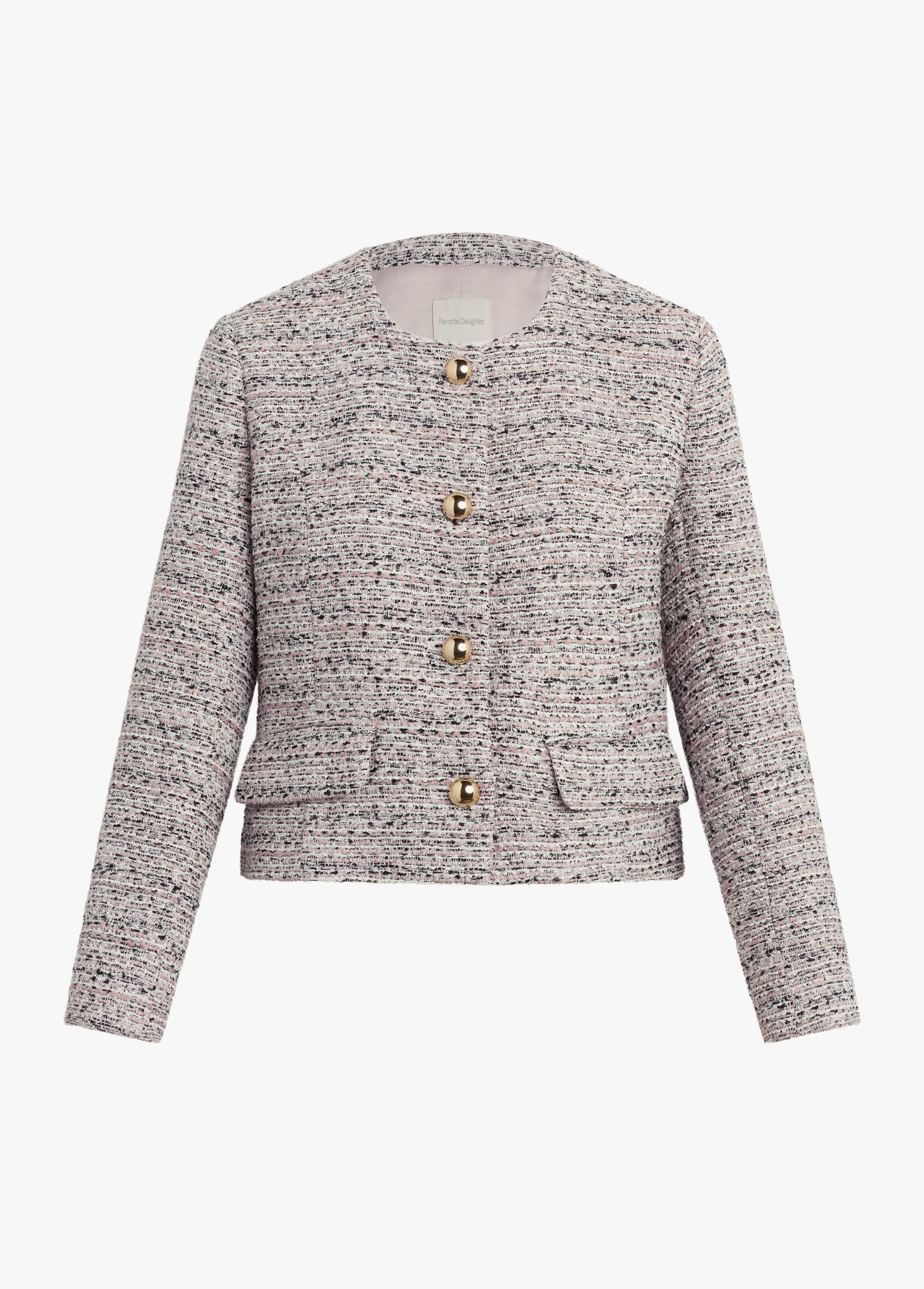 Favorite Daughter - The Lady Jacket - Pink Tweed