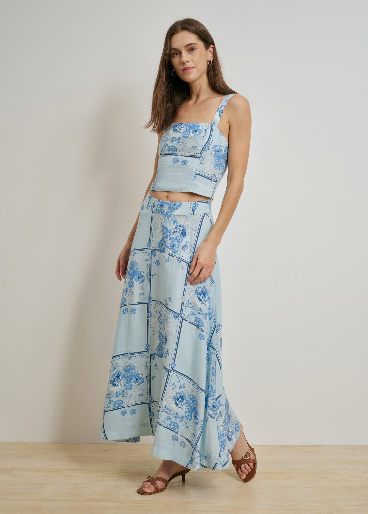Favorite Daughter - The There For You Skirt - Floral Scarf