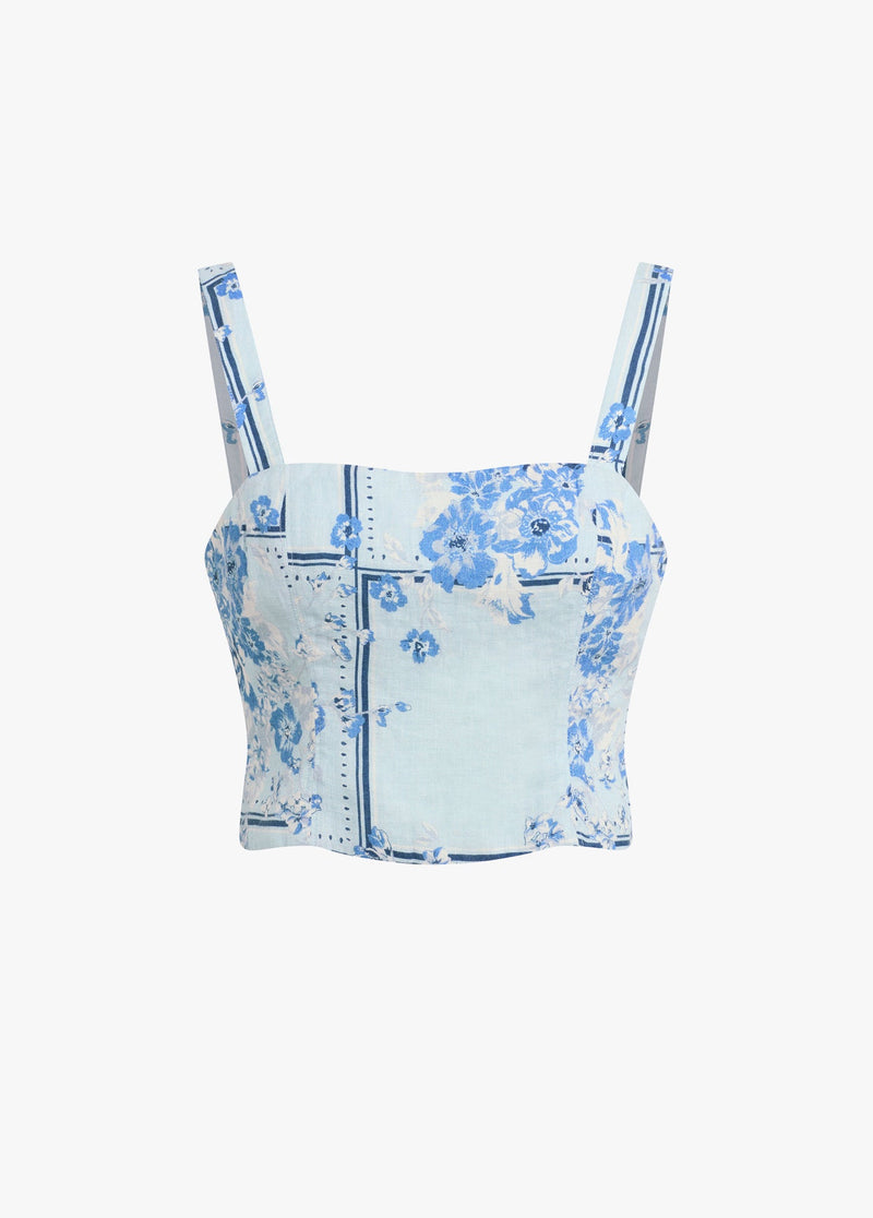 Favorite Daughter - The There For You Top - Floral Scarf