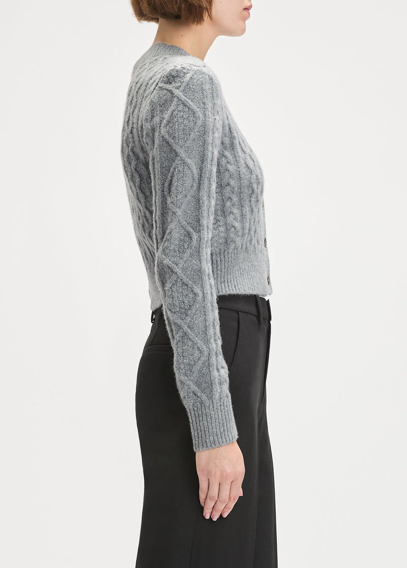 Favorite Daughter - The Eleanor Cardigan - Heather Grey