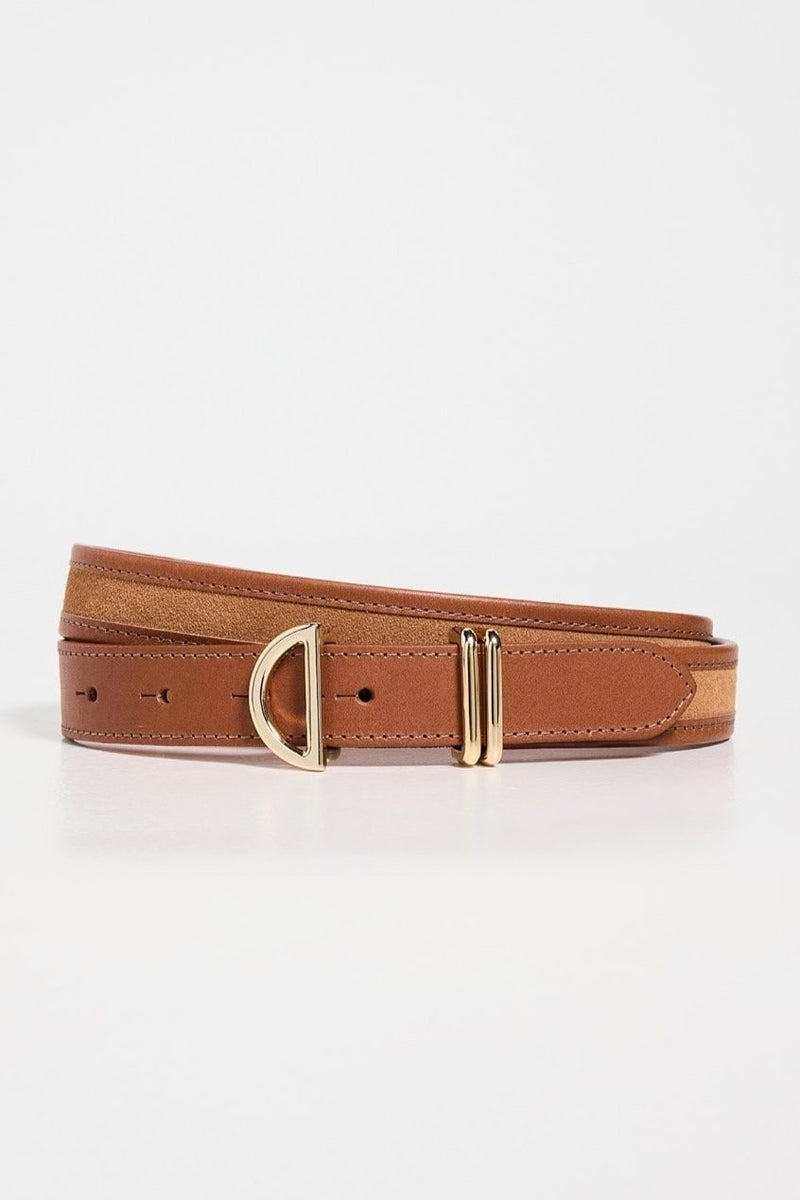 FRAME - Crescent Belt - Camel Multi