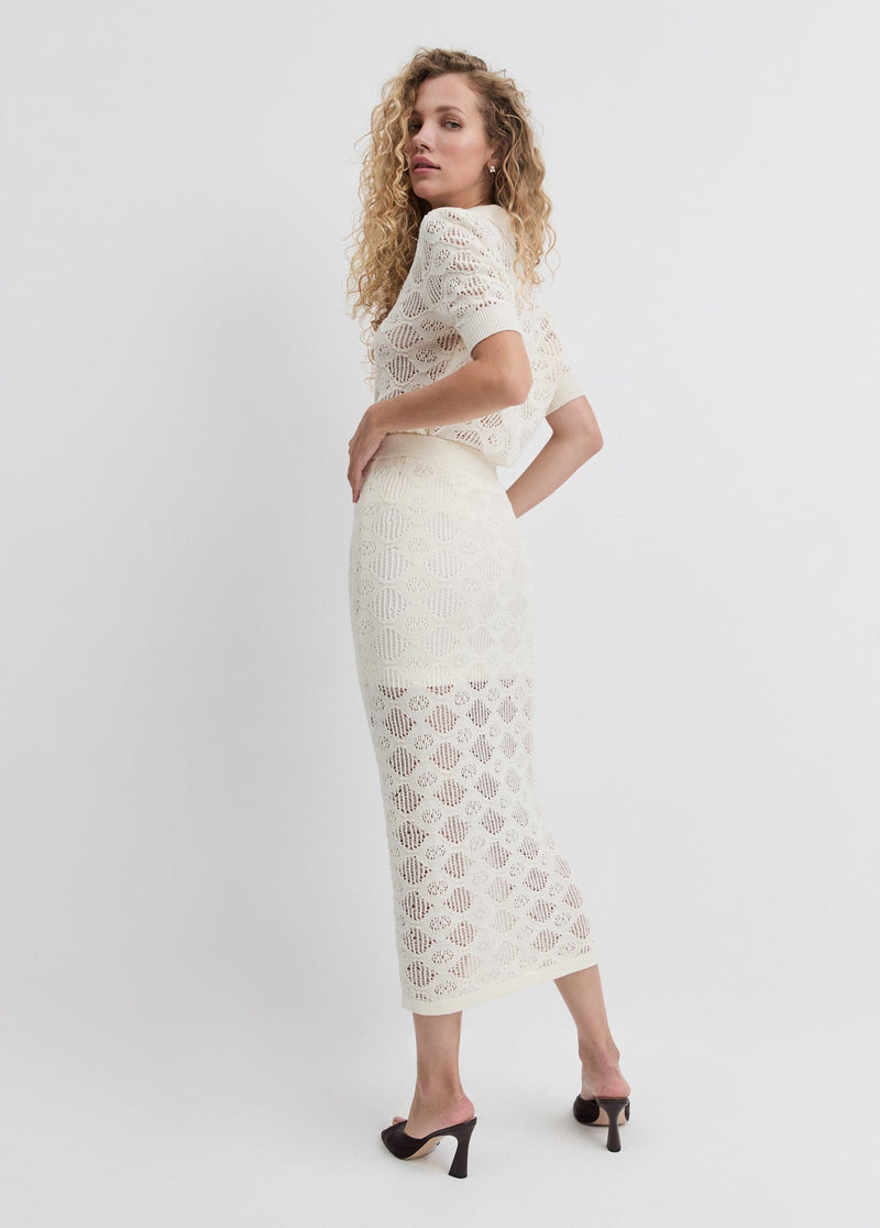 Favorite Daughter - The Courtside Skirt - Ivory