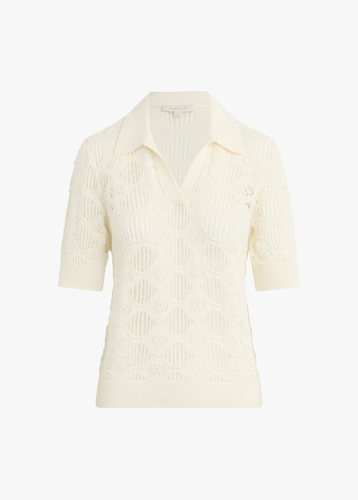 Favorite Daughter - The Courtside Polo - Ivory