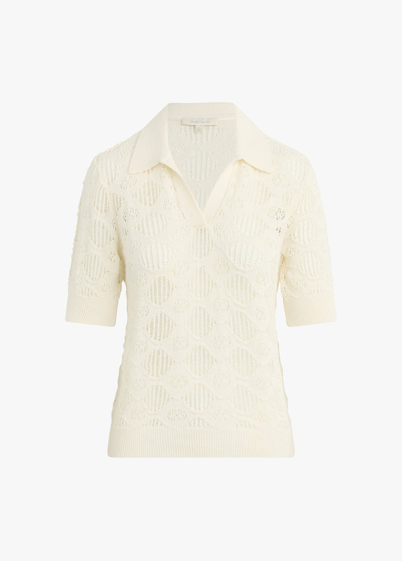 Favorite Daughter - The Courtside Polo - Ivory