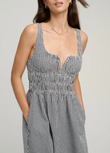 Favorite Daughter - Sleeveless Swoon Dress - Navy White