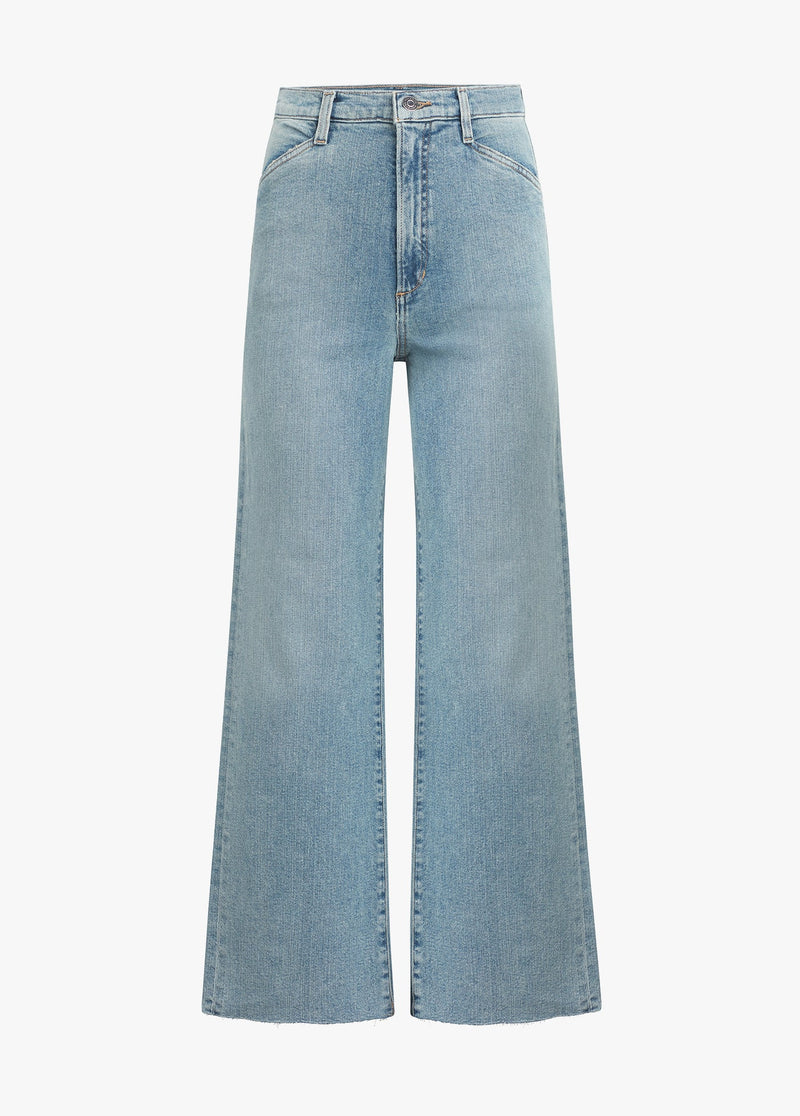 Favorite Daughter - The Mischa Super High Rise Wide Leg Ankle - Monterey