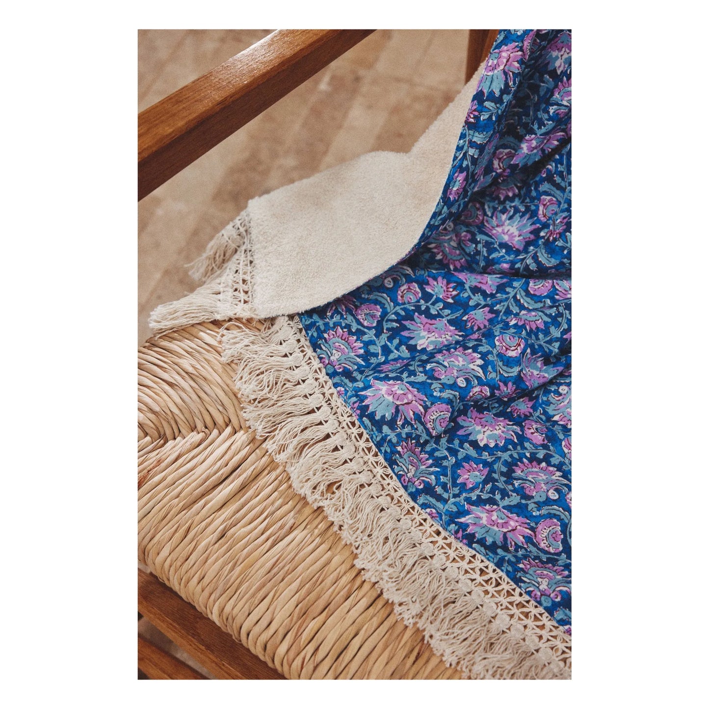 Louise Misha - Lana Beach Towel - Blue Capri Cove