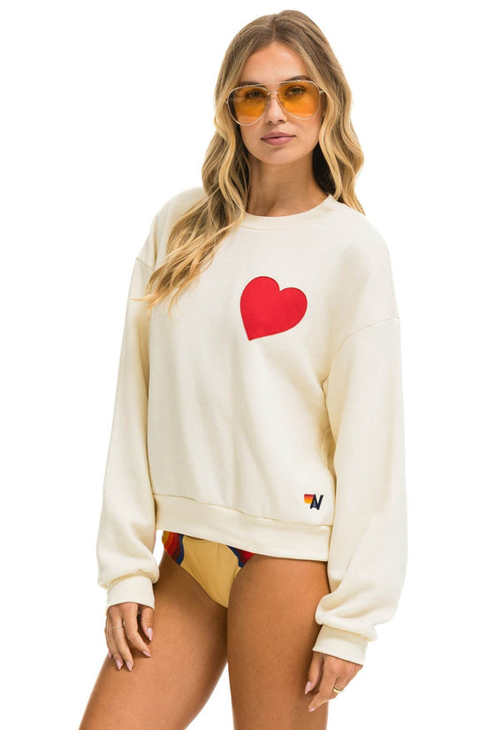 Stitch Toddler Girl Crewneck Sweatshirt - White Heathered - 12M - 5T Each