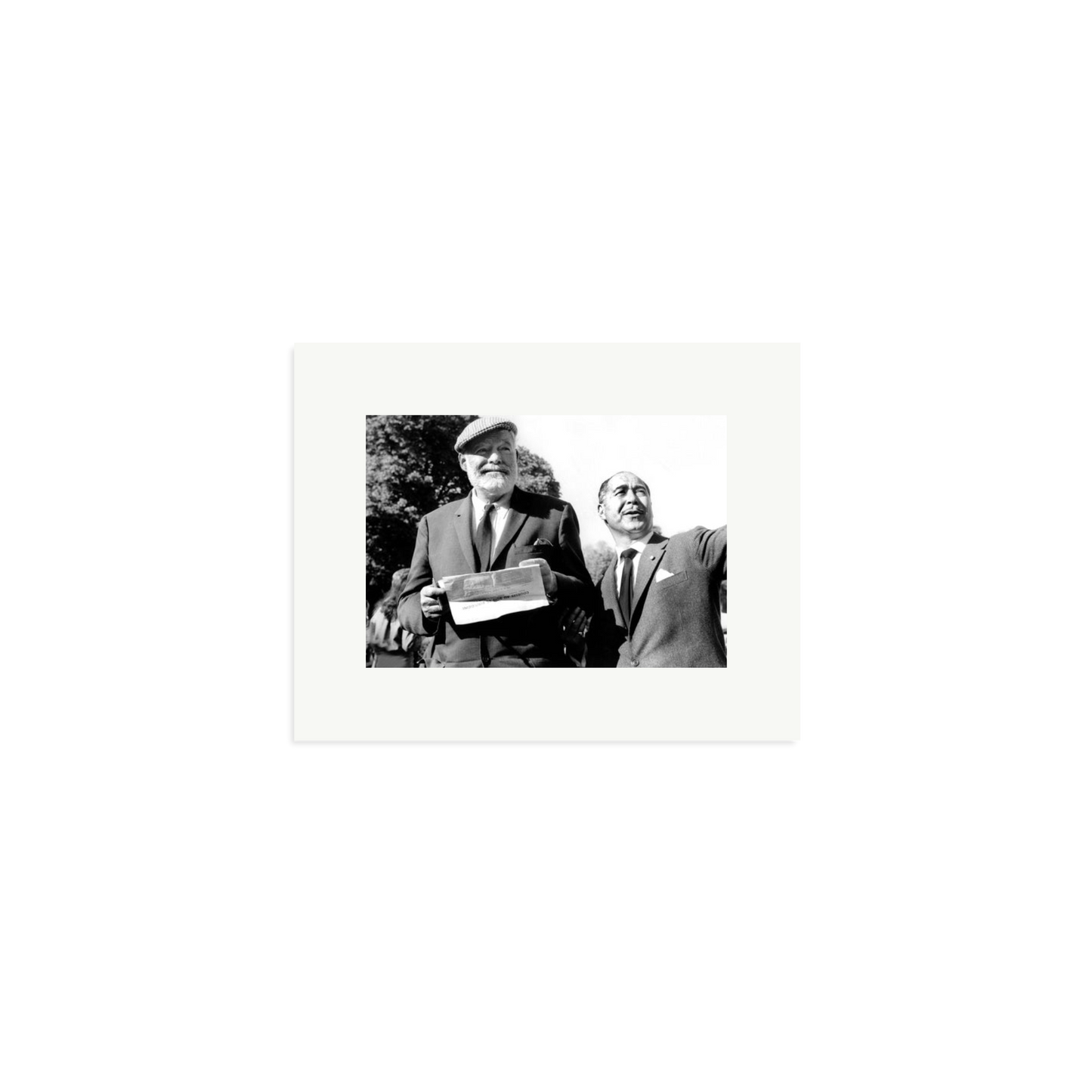 Hemingway at a Horse Race