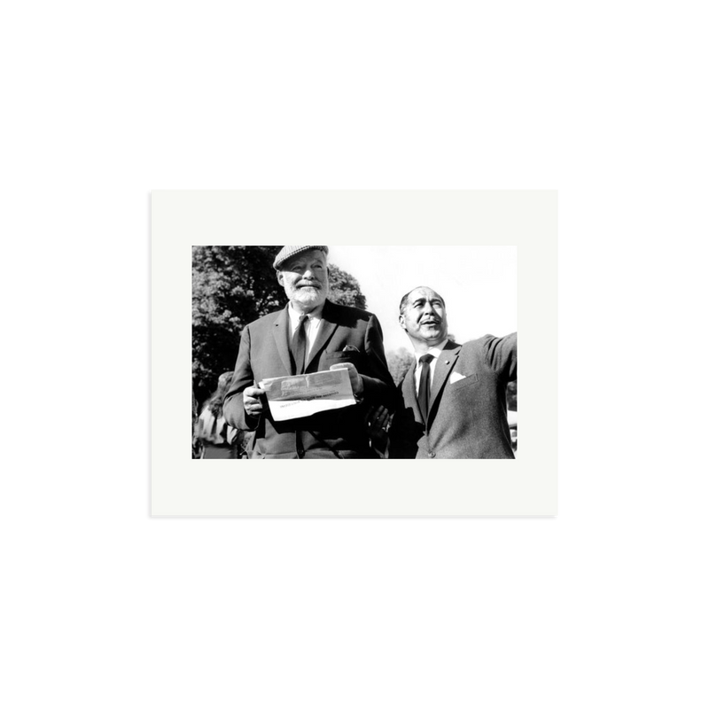 Hemingway at a Horse Race