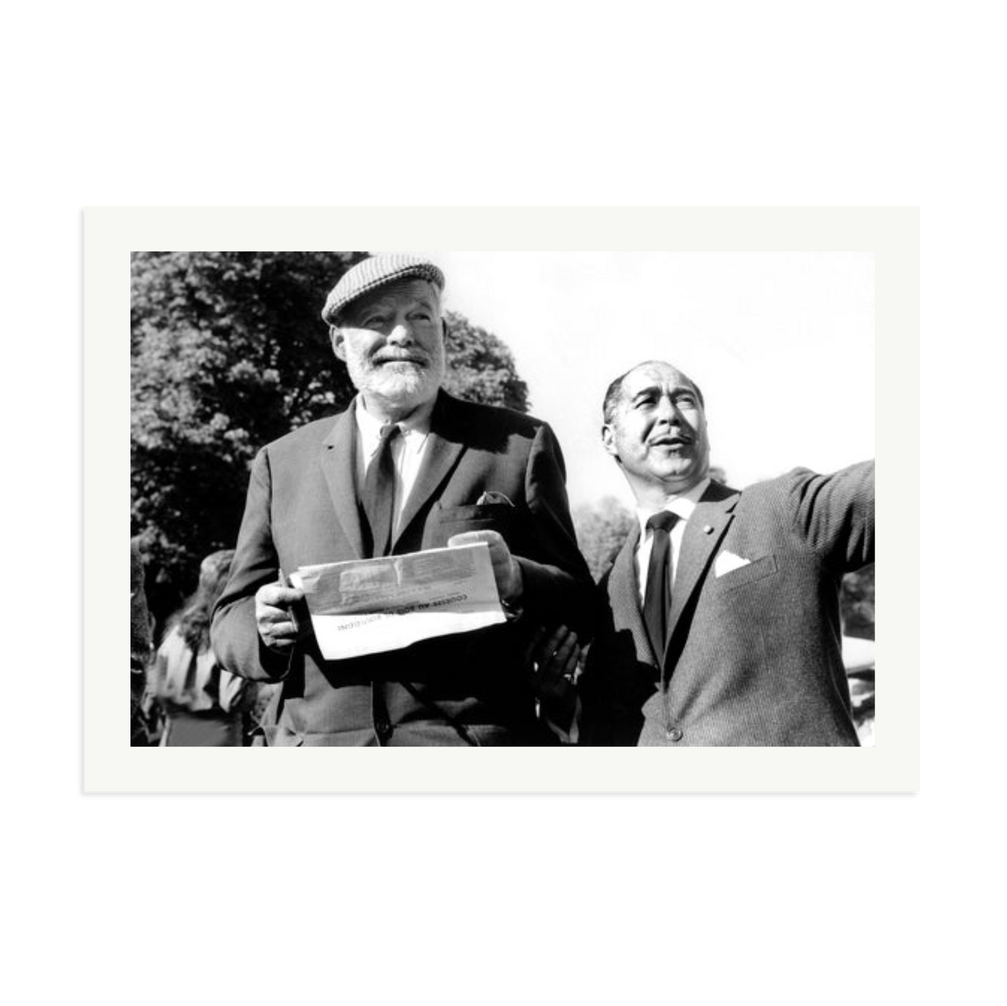 Hemingway at a Horse Race