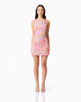 Elliatt - Nathalie Shift Mini Dress - Pink Floral