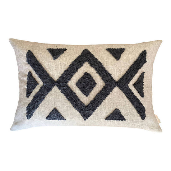 Punch Needle Ndebele Pillow - Pattern 2