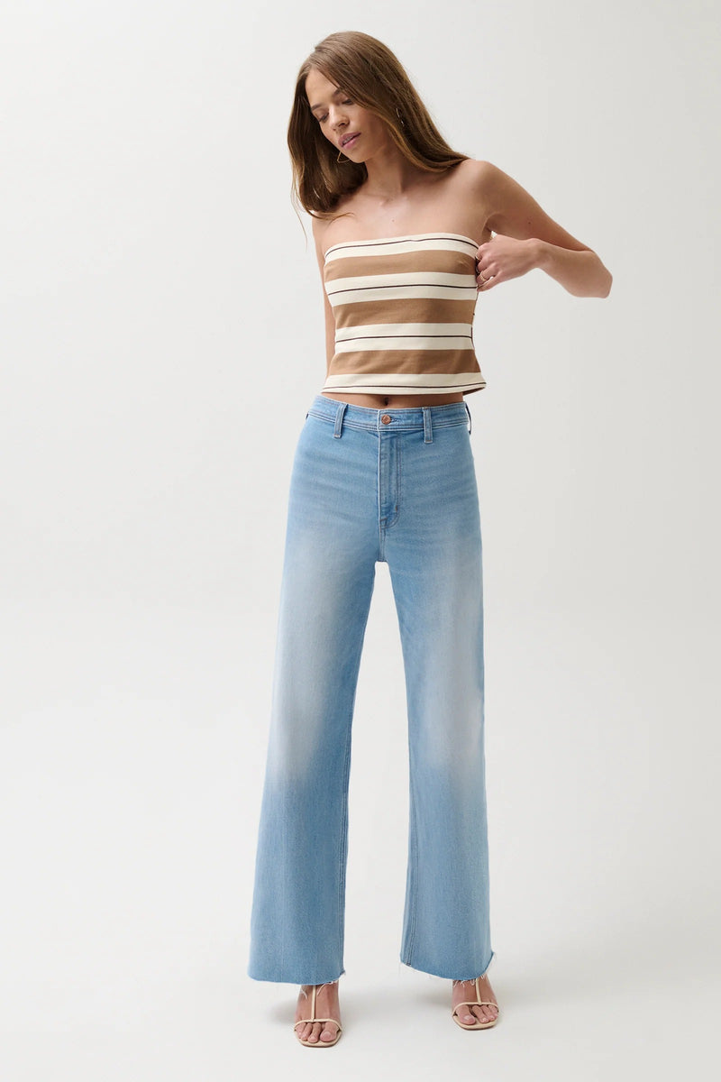 Pistola - Penny High Rise Wide Leg - Whisper
