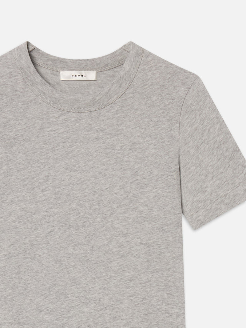 FRAME - The Boxy Tee - Heather Grey