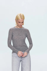 Pistola - Juno Feather Weight Sweater - Heather Charcoal