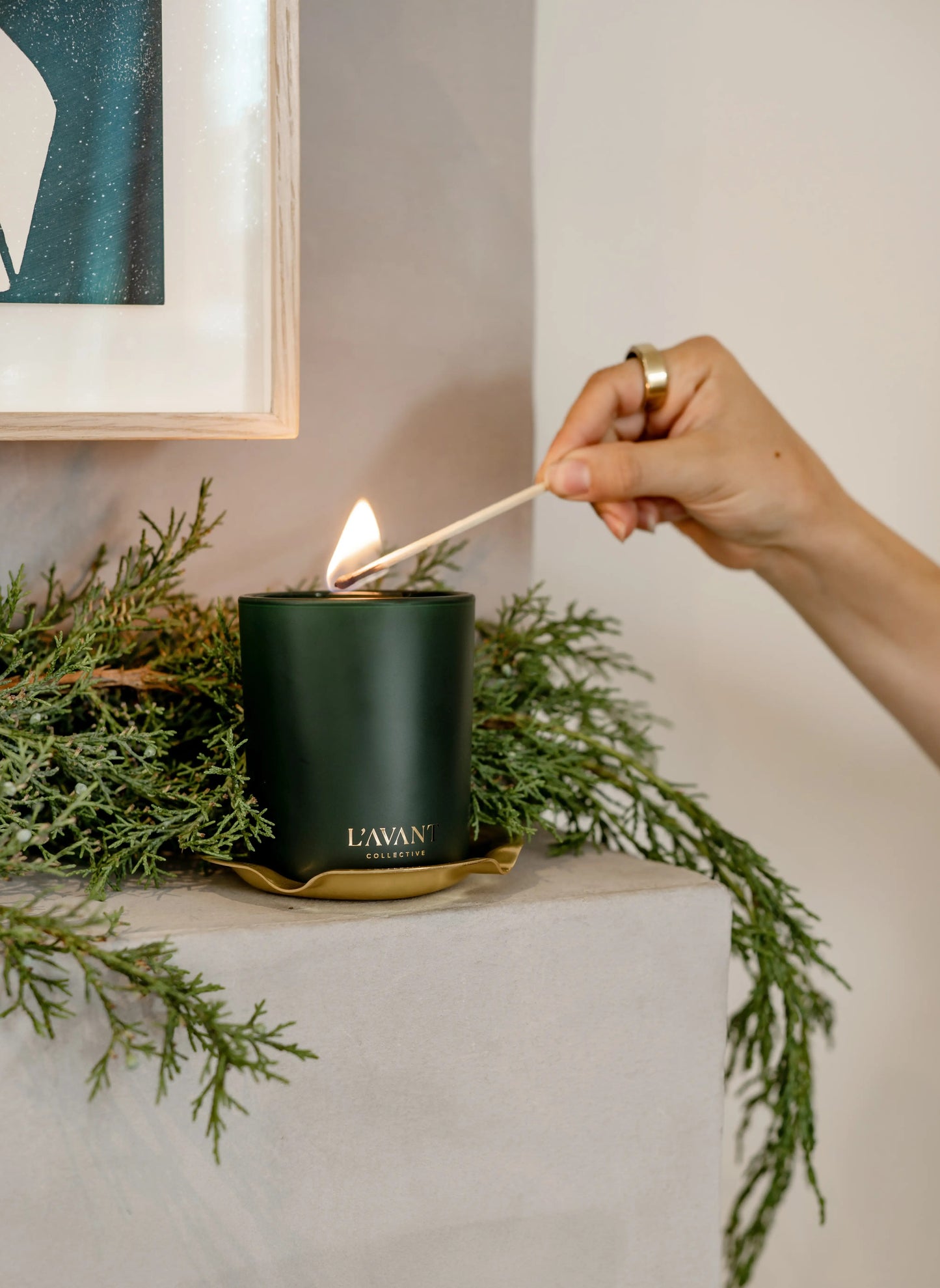 Winter Fir Candle