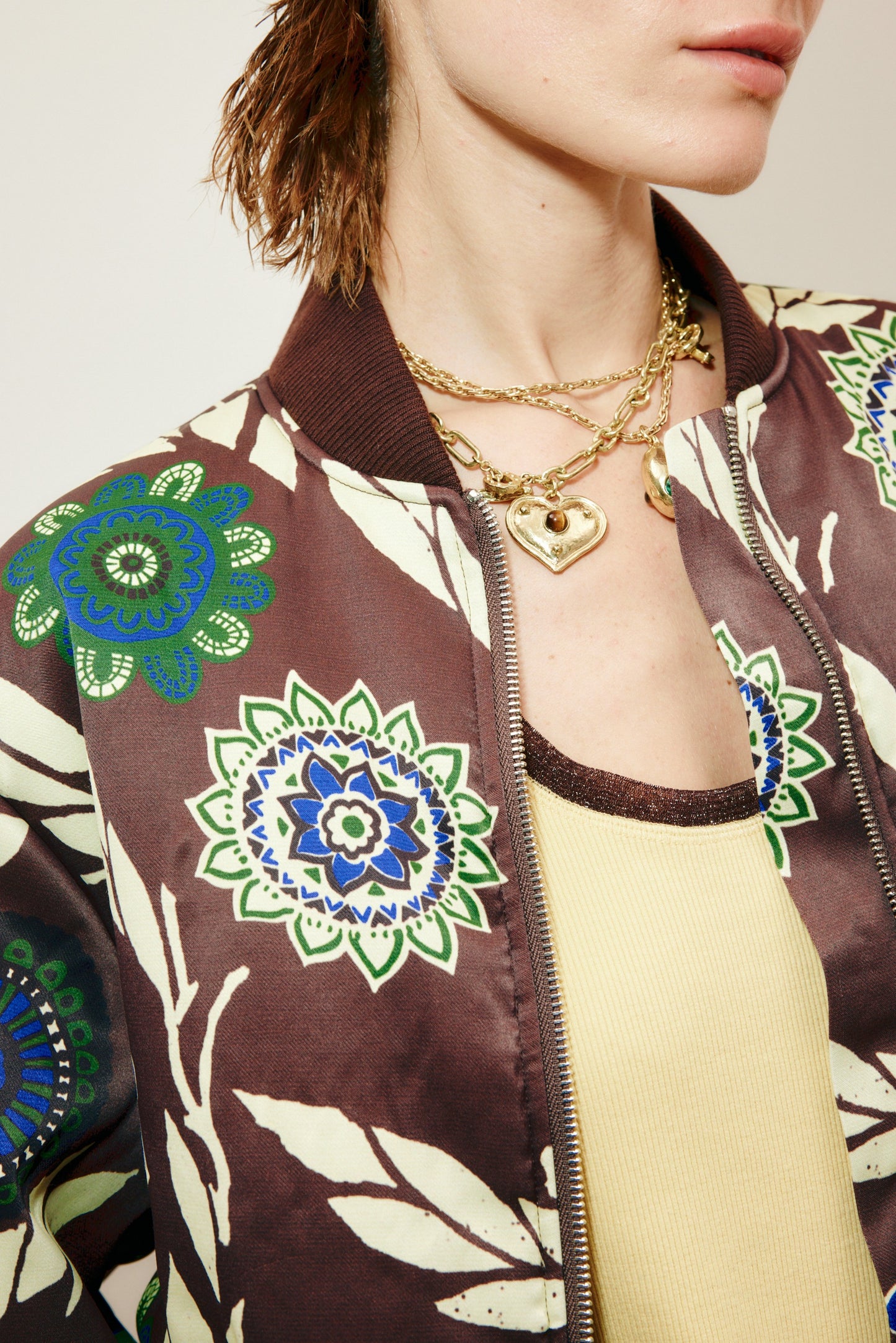 ALEMAIS - Jasper Bomber Jacket - Chocolate
