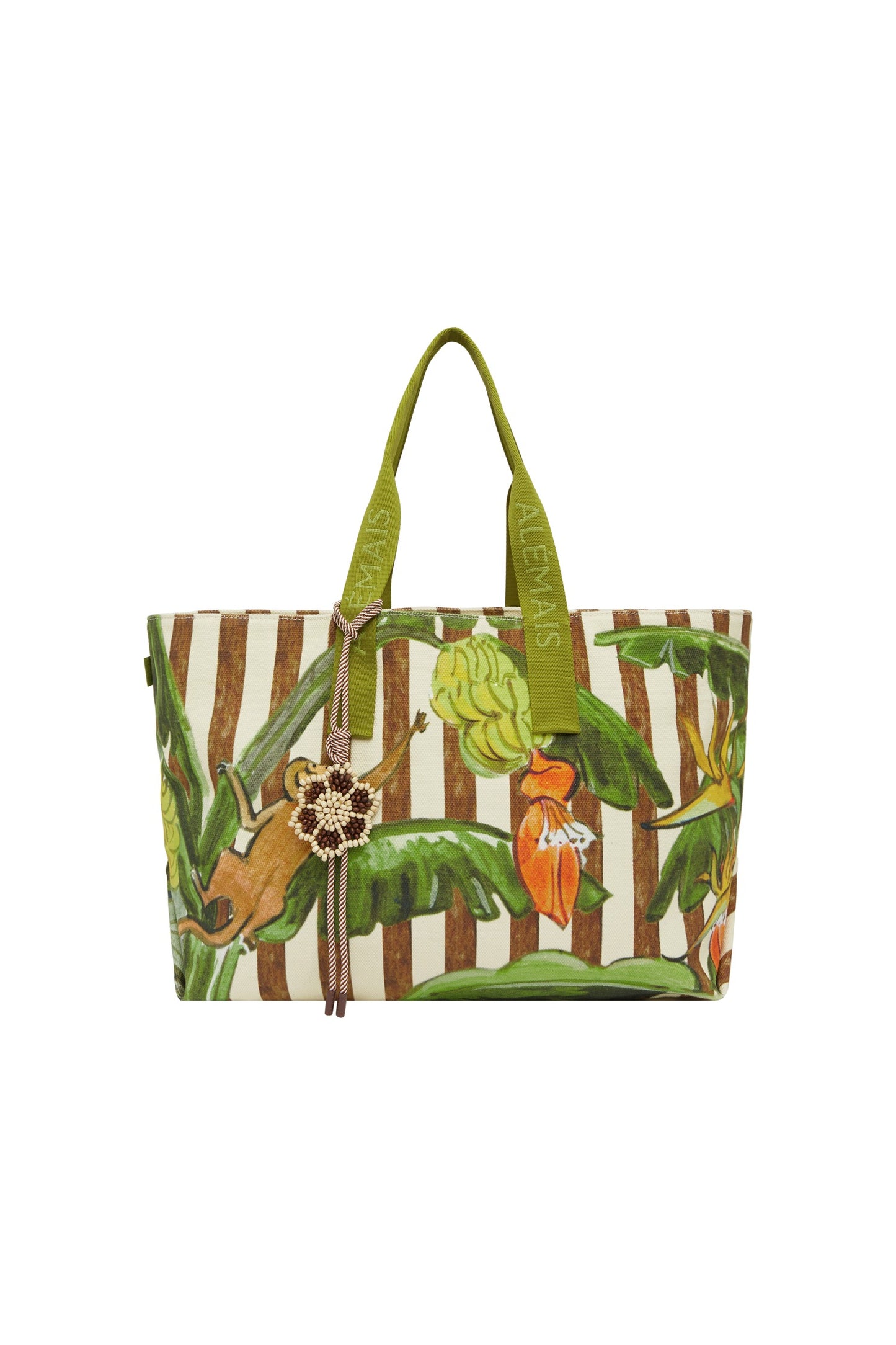 ALEMAIS - Toucan Tango Canvas Beach Tote - Multi