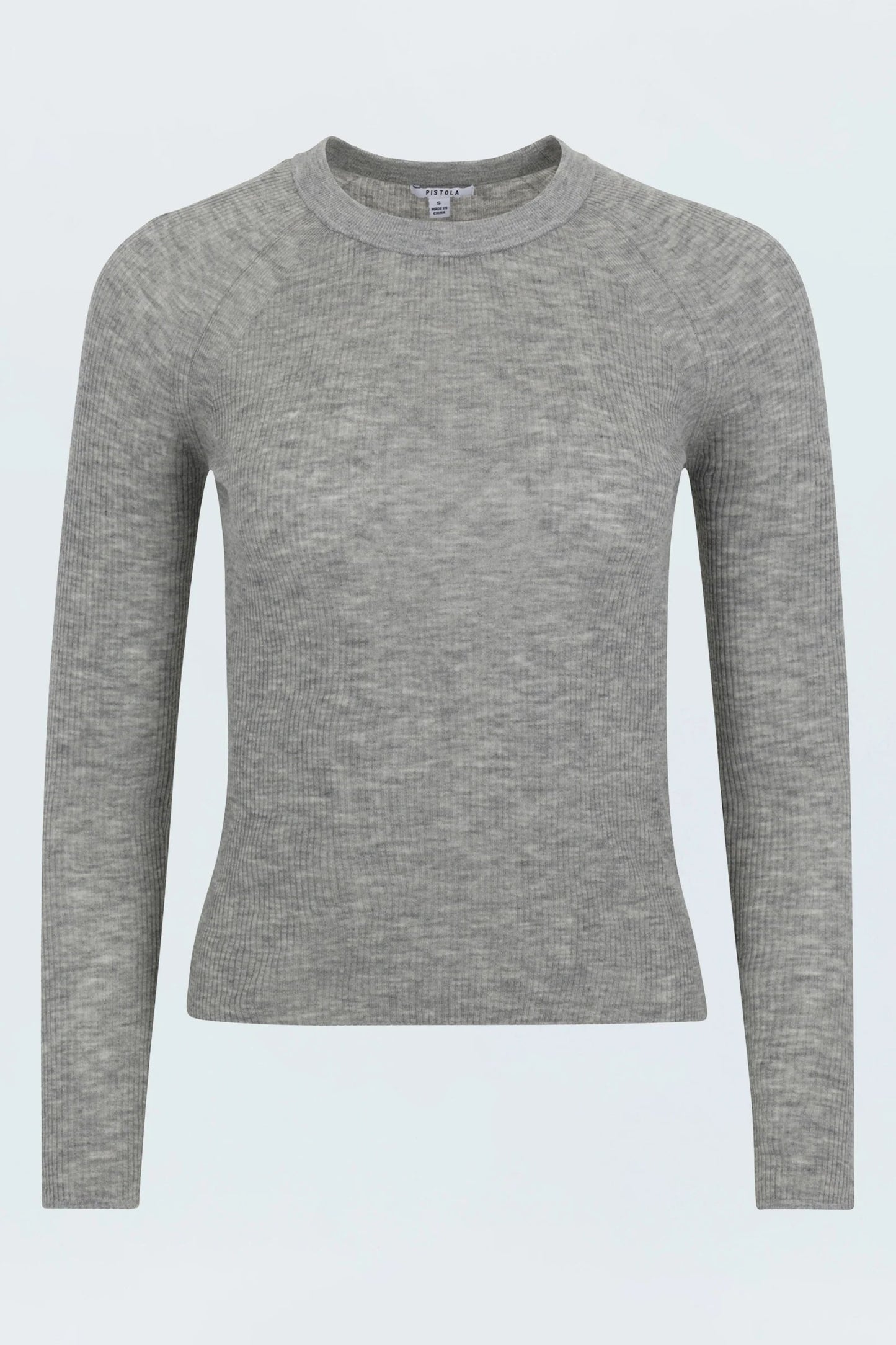 Pistola - Juno Feather Weight Sweater - Heather Charcoal